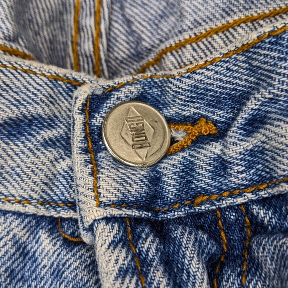 BONGO Paint Splatter Denim Shorts Women’s 12 Vintage 90s Y2K Distressed - Picture 6 of 11